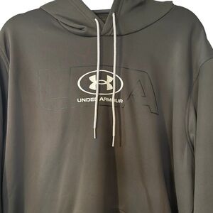 NWOT Under Armour Men's Dark Olive  Army Green Hoodie